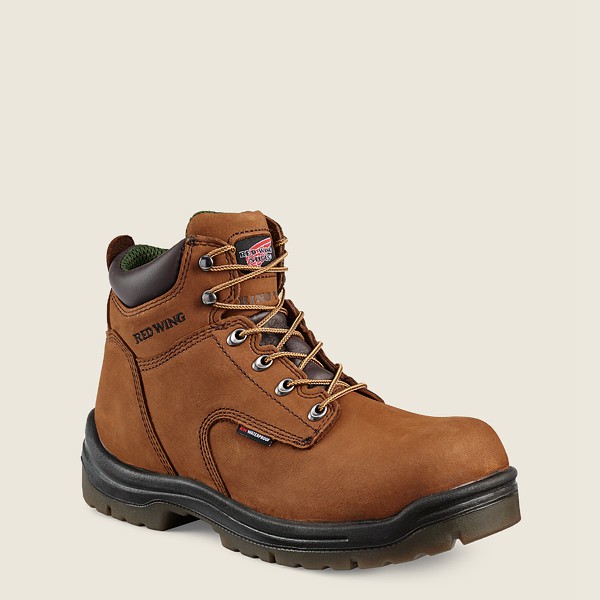 Botas de Seguridad Red Wing Hombre Marrom - King Toe® - 6-Inch Insulated Waterproof Toe - 967-QVRBFJ